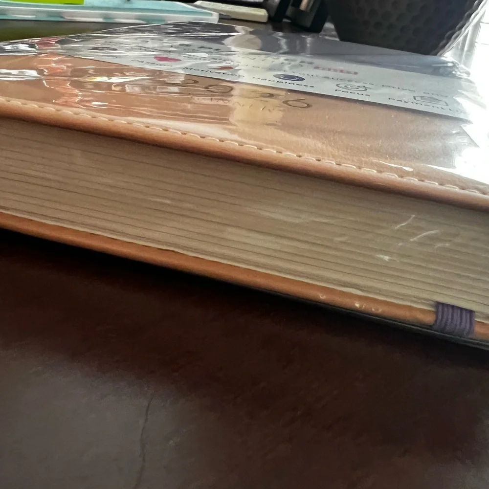 PLANNER 2026 DAILY/MONTHLY PLANNER PURPLE & TAN BRAND NEW FOUND ONE I LIKED MORE - Picture 2 of 7